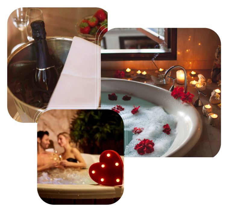 Vignette de trois photos de loverooms